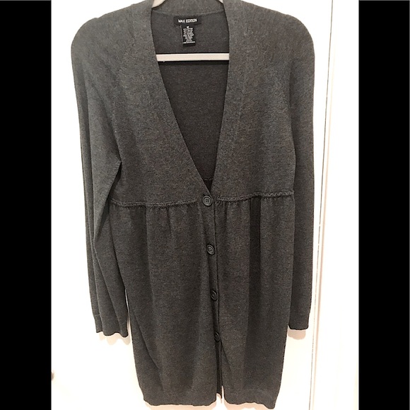 Max Edition Gray three quarter length cardigan! - Picture 1 of 3